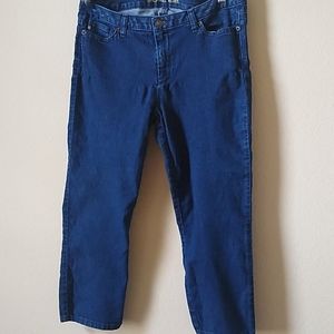 Michael Kors Dark Wash size 8 demin capris